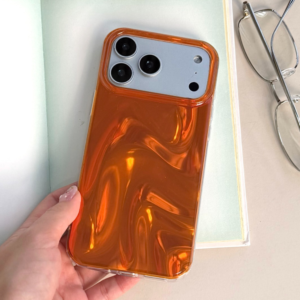 Ốp Điện Thoại In Hình IMD Họa Tiết Satin Cho iPhone 17 16 15 14 Pro Max TPU Bóng Hoàn Thiện Chống Rơi Nút Bảo Vệ Vỏ Thời Trang