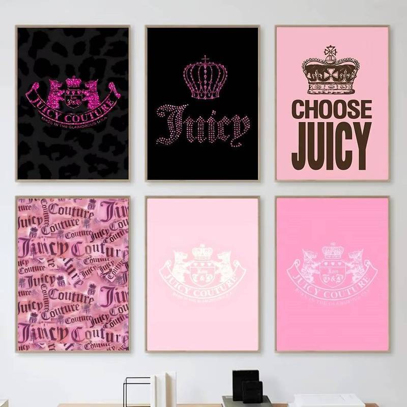 J-Juicy C-Couture Poster Nhà Phòng Khách Phòng Ngủ Thanh Cafe Nghệ Thuật Trang Trí