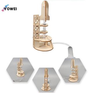 YOWEI 1 Bộ Roet Launch Pad Trẻ em Khoa học và Giáo dục Thí nghiệm Hàng không vũ trụ Mô hình DIY Thủ công lắp ráp Đồ chơi Quà tặng VN