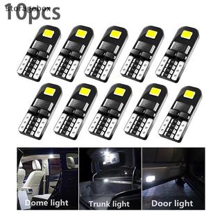 [Hộp lưu trữ] 10 Bóng LED W5W T10 Canbus nội thất ô tô 194 tín hiệu, đọc sách, không lỗi