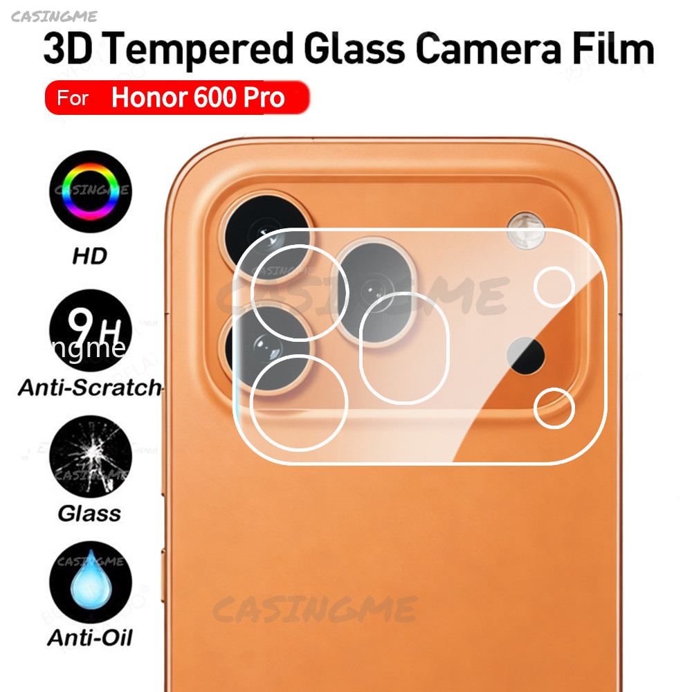 Ống kính camera cho Honor 600Pro/Honor600 Pro Lite 2026 4G 5G, kính cường lực trong suốt, bảo vệ camera