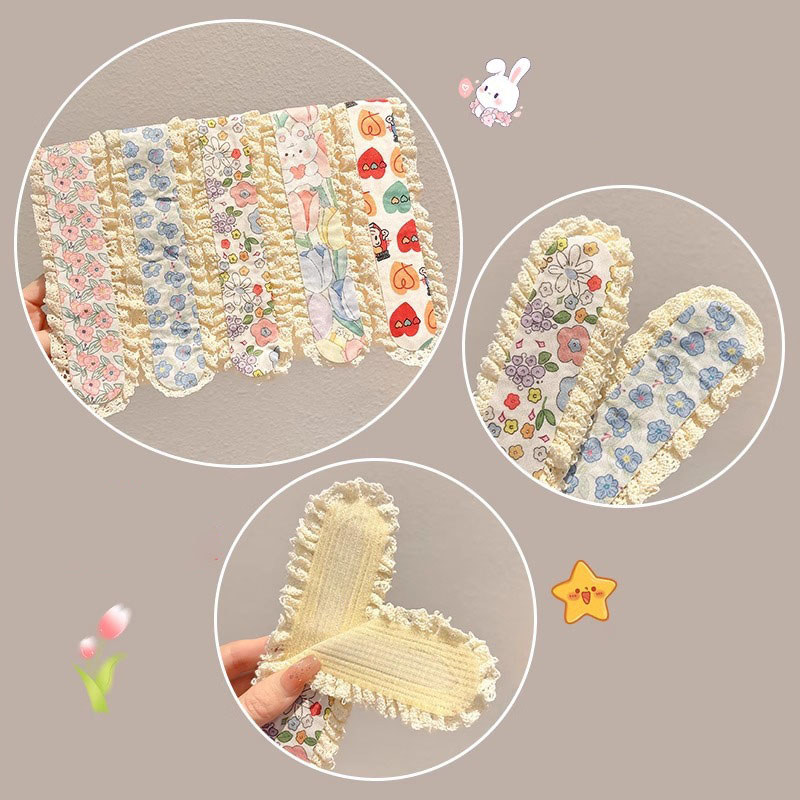 Mới Dệt Kim Hoa Velcro Tóc Thời Trang Cô Gái Ngọt Ngào Đầu Phụ Kiện Tóc