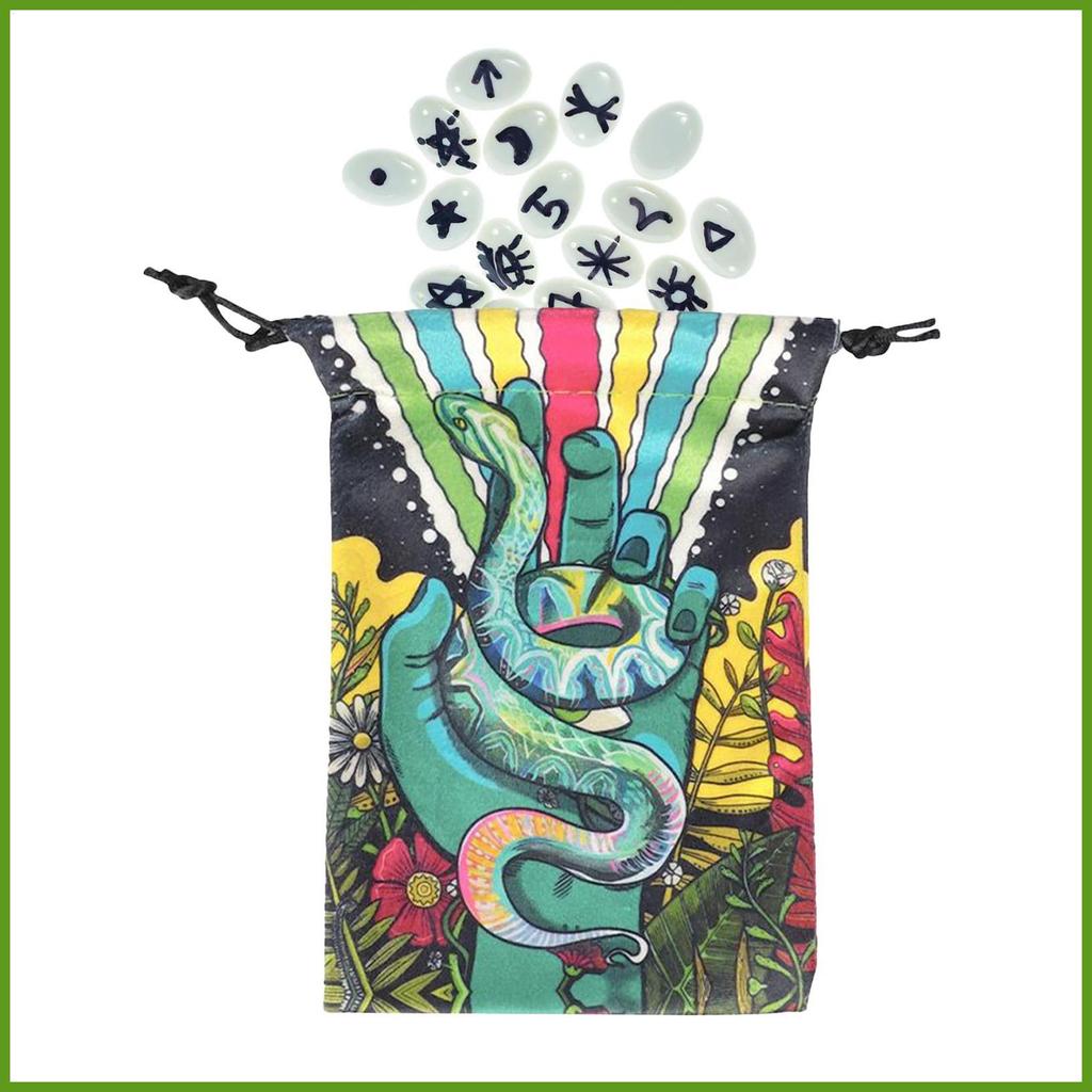 Túi Tarot Tarot Sàn Nhung Túi Bảo Vệ Quấn Tổ Chức Bói Toán Phụ Kiện Cho Xúc xắc Pha Lê Rune greiwe2vn