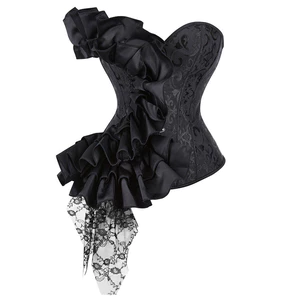 Corset phong cách mới, Ren Satin, Xương cá cung điện