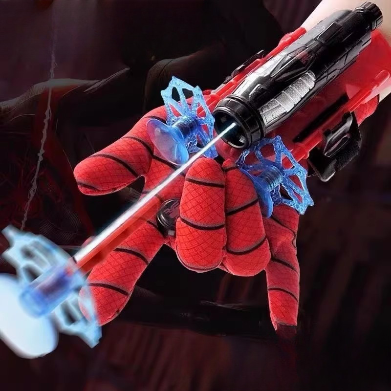 Đồ Chơi Siêu Nhân Spider ManHóa Trang Găng Tay Đồ Chơi Bắn Tơ Người Nhện Cho Bé Trai Đồ Chơi Găng Tay Người Nhện Bắn