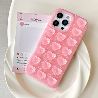Ốp điện thoại silicon cốc hút lấp lánh màu thạch Dopamine cho iphone 17 16 15 13 14 pro max