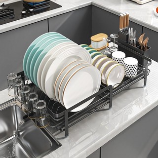 Kệ Đựng Chén Cốc Đa Năng Cho Bếp Kệ đựng bát đĩa có lỗ thoát nước Chén Cốc Thả Rau