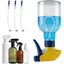 CATIYAHA 3 CÁI 360° Bộ chuyển đổi chai xịt, Phụ kiện bình xịt đa năng Fit Bộ điều hợp chai xịt nghiêng, Ống phun ống có trọng lượng cho nhà bếp sân vườn tại nhà