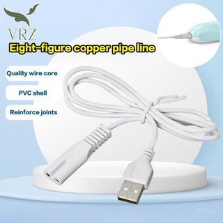 VRZ 1 Chiếc 80cm Cáp Usb Dây Sạc Đồng Đường Lỗ Phù Hợp Với 5v Đèn Pin Máy Cạo Râu Tóc Dây Đơn Lỗ 1.8 HOT