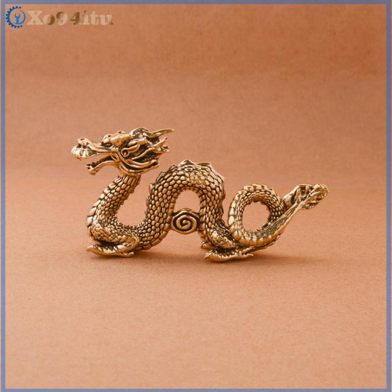 XOITU Quái Vật Trung Quốc Tượng Rồng Đồng Tượng Đồ Trang Trí Cổ Đồng Thần Thoại Động Vật Thu Nhỏ Trang Trí Nhà Cửa Thủ Công Bộ Sưu Tập VN