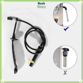 Bàn chải làm sạch máy pha cà phê NOOKSTORY, Tay cầm PP Bàn chải đầu pha cà phê thương mại bằng nhựa, Dụng cụ làm sạch Barista màu đen chịu nhiệt cấp thực phẩm Bảo trì đầu pha