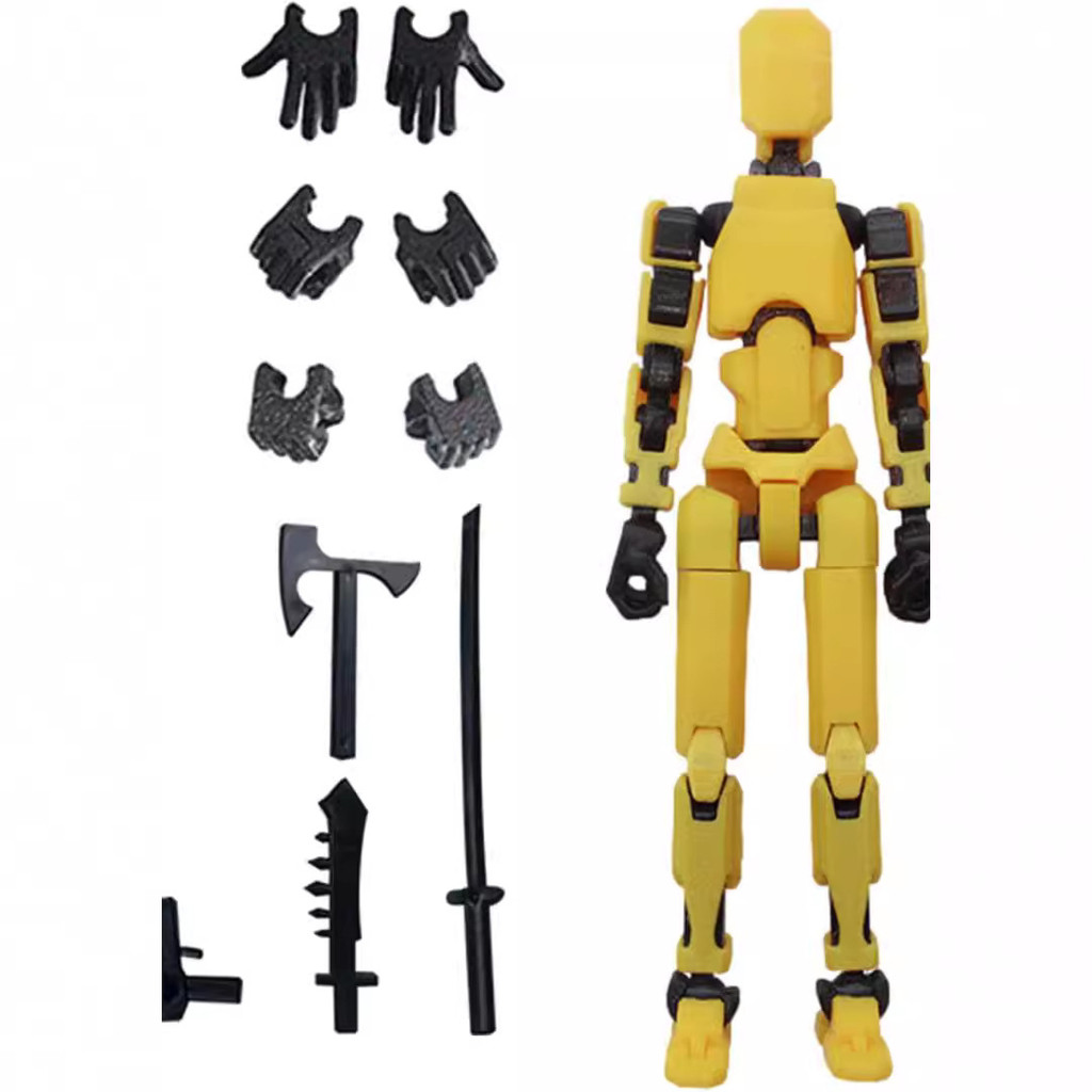Dummy 13 Con Rối Hành Động Đa Năng 3D Người Chơi Ban May Mắn 13 Búp Bê Toàn Thân Hoạt Động Máy Giải Nén 26.4.12