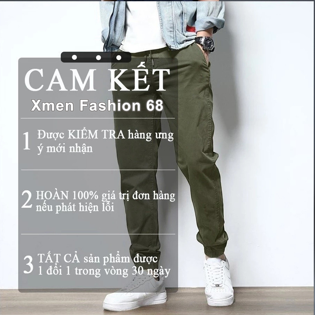 Quần Jogger Kaki - JG1 Chất liệu kaki Lưng Chun Cao Cấp, Hàng Xuất Khẩu Vải Xịn Xmen Fashion 68
