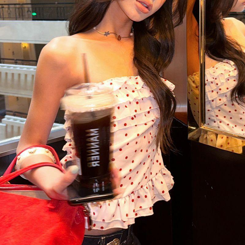 <![CDATA[Pure Desire - Áo Vest Chấm Bi In Hình, Thiết KếSlim Fit Mùa Hè]]>