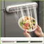 Dụng cụ cắt trượt bọc Cling Wrap để đóng gói thực phẩm Tiết kiệm không gian Từ tính Cling Wrap Dispenser Cutter cho gelhvn