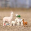 Đức Sile Alpaca Cỏ Bùn Ngựa Nhỏ Alpaca Mẫu Trang Trại Động Vật Đồ Trang Trí Trẻ Em Dễ Thương