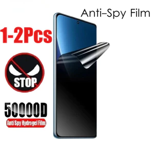 1-2 Miếng Dán Bảo Vệ Màn Hình Mờ Cho Realme C71 C73 C75 C75x C83 C85 Pro 4G 5G Chống Gián Điệp Riêng Tư Chống Ánh Sáng Xanh Hydrogel Phim HD Mềm