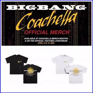 Áo thun BIGBANG Cotton Dày Inspired Coachella Mùa Hè