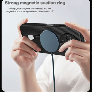 Dành Cho Tecno Spark 30C 4G Ốp điện thoại Carbon Tecture Cứng Cạnh Mềm Có Thể Gập Lại Đứng Chống Sốc Chống Rơi Mỏng Bao