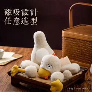 Sáng Tạo Vịt Nước Mặn Búp Bê Sang Trọng Dễ Thương Sang Trọng Đồ Chơi Nhồi Bông Nam Châm Lắp Ráp Đồ Chơi Vịt Có Thể Tháo Rời Ngộ nghĩnh Trừu Tượng Quà Tặng Cho Sinh Nhật Bạn Bè