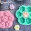 Ge Silicone Cat Paw Khuôn Socola Thanh Lịch Khuôn Làm Bánh Quy Để Nướng Chống Dính Chó Điều Trị Khuôn Thích Hợp Cho Lò Vi Sóng n