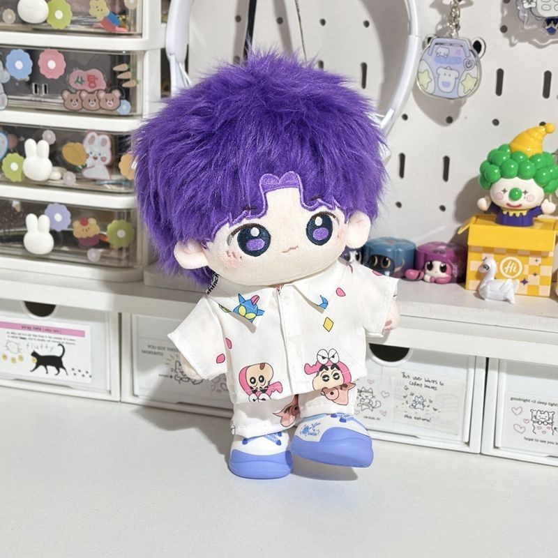 Crayon Shin-Chan Bộ Đồ Ngủ In Hình Búp Bê Cotton 40cm Tư Thế Ngồi 10cm20cm Quần Áo Cho Bé Ichiban Phần Thưởng Trang Phục Phù Hợp Với 4.16