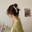 Kẹp Đuôi Ngựa SHUPUN, Thiết Kế Trái Tim Kẹp Tóc Cua Phong Cách Vintage, Tay Cầm Chống Trơn Trượt Dễ Thương Kích Thước Lớn Vuốt Tóc Phụ Kiện Tóc