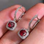 Bông tai Zircon dát siêu nhỏ sang trọng nhẹ Bông tai phong cách phù hợp Bông tai cấp 26.4.17