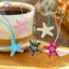 HFTOY 3D Đính Hạt Kim Cương Giả: Sao Biển và Vỏ Sò - DIY Mặt Dây Chuyền & Trang Sức cho Túi và Móc Khóa