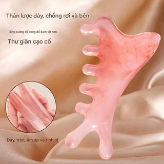 Dụng cụ mát xa da mặt Máy mát xa đầu chống lão hóa Máy cạo cổ Gua Sha để thư giãn nâng và săn chắc da Lý tưởng