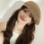 Mũ nồi thoáng khí màu trơn theo xu hướng Y2K vintage, phù hợp mùa xuân - hè với style Hàn Quốc