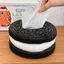 Oreo Hộp Khăn Giấy Hộ Gia Đình Phòng Khách Sáng Tạo Bàn Cà Phê Để Bàn Cảm Giác Cao Cấp Hộp Giấy Ánh Sáng Sang Trọng Cao Cấp