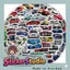 Set 60 Sticker Siêu xe Chống Nước Dán Laptop Vali Mũ Bảo Hiểm Sổ Tay