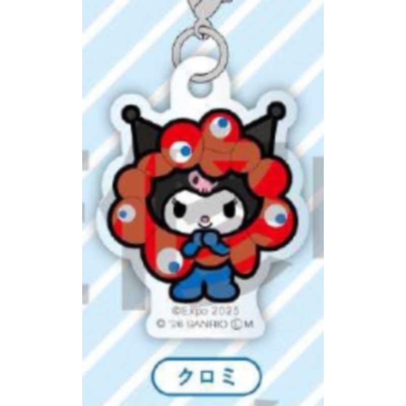 [BTF] Hàng có sẵn Nhật Bản K-COM Capsule Toy World Expo Sanrio Joint Chart Mặt dây chuyền Logo phẳng Vein D6I9