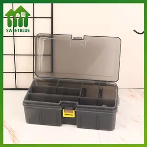 Hộp bảo quản mồi câu nhựa điều chỉnh được - Phù hợp với dụng cụ câu cá