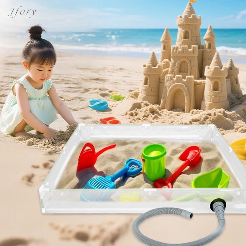 Chậu rửa tắm di động Jfory dành cho người lớn với ống xả nước, phù hợp sử dụng ngoài trời