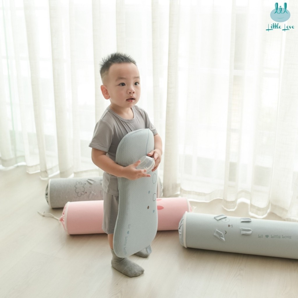 GỐI ÔM RUỘT CAO SU NON