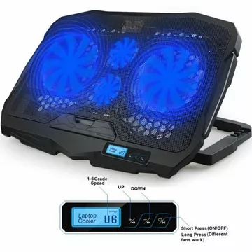 【SẢN PHẨM HOT】Giá đỡ tản nhiệt laptop điều chỉnh độ cao, đế nâng gập có đèn - Tản nhiệt hiệu quả, phụ kiện bàn làm việc chơi game và văn phòng