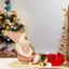 Tượng trượt tuyết ông già Noel, Búp bê ông già Noel, Đồ trang trí Giáng sinh lạ mắt, Hình ông già Noel cho bàn Mantel