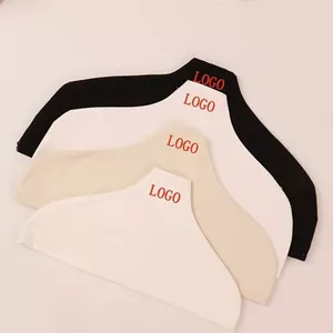 Cửa Hàng Quần Áo Móc Treo Chống Trơn Trượt Vỏ Vải Lanh Cotton Móc Treo Gỗ Vải Áo Len Cashmere Áo Liền Mạch Vải Bao SI38