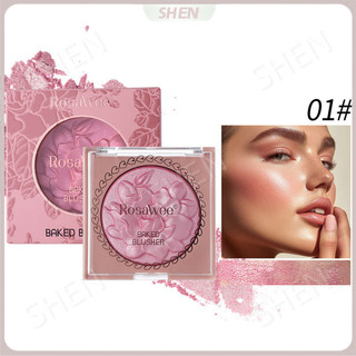 Minced Potato Rouge Blush Ba Chiều Ngọc Trai Nướng Bột Nhấp Nháy Mặt Làm Sáng Hoa Dập Nổi Blush Trang Điểm