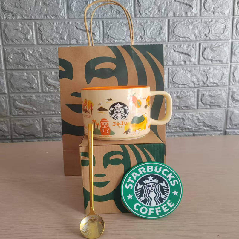 Cốc sứ starbucks đẹp cao cấp văn phòng cà phê Hàn Quốc cỡ lớn | BigBuy360 - bigbuy360.vn