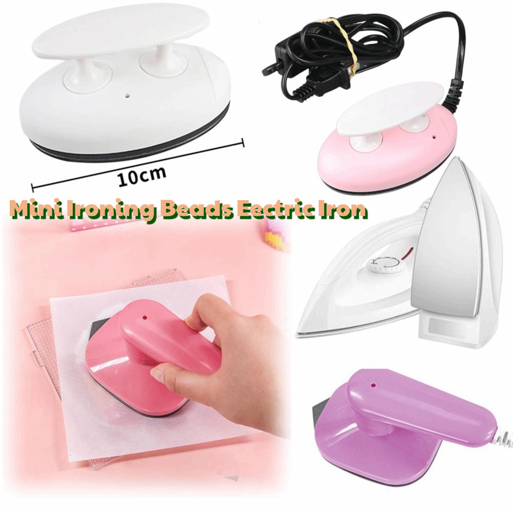 JVSUB Công cụ collage hạt nhựa, DIY Crafting với hạt nhựa mini, máy là điện di động cho giáo dục và chơi