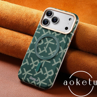 Họa tiết Kevlar hút từ tính thích hợp cho vỏ điện thoại iPhone 17 Promax, khung kim loại 16ProMax, chữ hoa văn sợi carbon 15pro siêu mỏng i14 / 13 bao gồm tất cả vỏ chống rơi