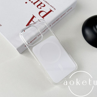 Ốp điện thoại từ tính acrylic trong suốt cao đầy màu sắc thích hợp cho iPhone 11 12 13 14 15 16 Pro Max bao gồm tất cả vỏ silicon chống rơi
