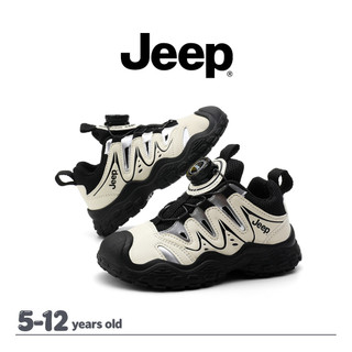 JEEP Giày Trẻ Em Bố Giày Bé Trai Bé Gái Mùa Thu Chống Trơn Trượt Ngoài Trời Leo Núi Chạy Bộ Giày Thể Thao