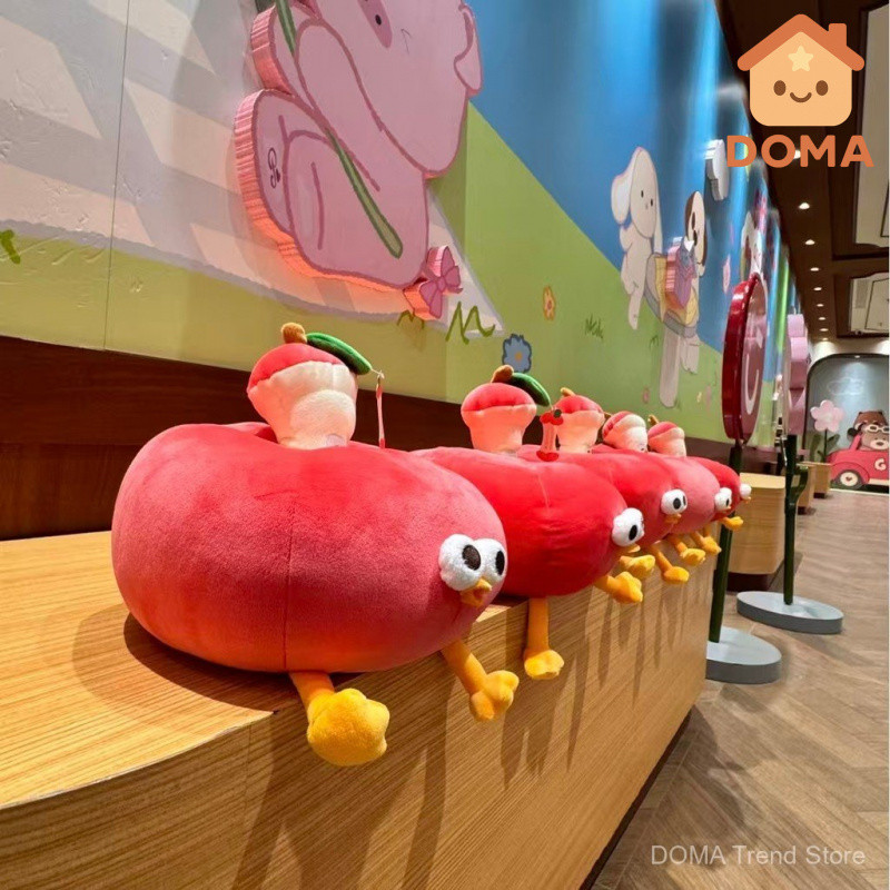 Hàng sẵn có [Chính hãng] Fun Apple Pier Chicken Doll Table Companion Doll Soft Cute Apple Pier Chicken Móc khóa túi Charm Pier Pier Chicken Plush Toy Girl Kèm theo Quà tặng búp bê an ủi