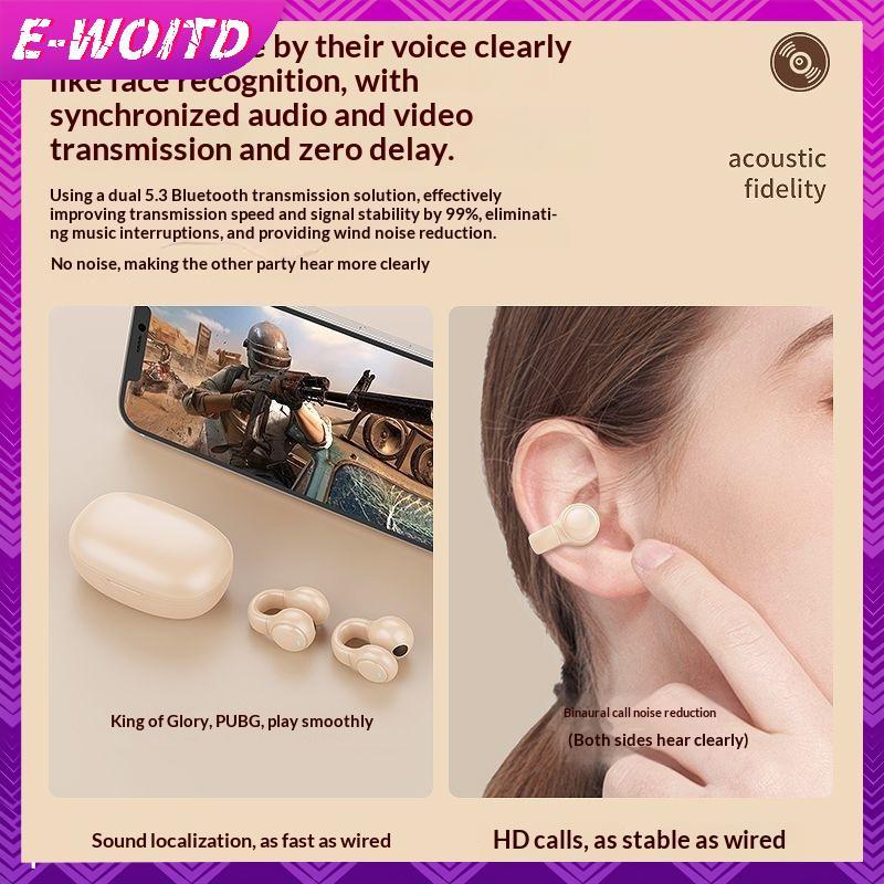Tai nghe dẫn truyền xương E-WOITD X58 Tai nghe thể thao không dây IPX6 Thiết kế tai mở chống nước để huấn luyện ngoài trời E-WOITD
