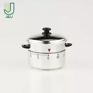 Hẹn giờ nhà bếp thép không gỉ 60 phút với chức năng đếm ngược và nhắc nhỡ