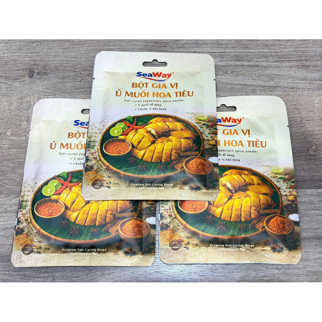 Bột Gia Vị Ủ Muối Hoa Tiêu - Gia Vị Gà Ủ Muối, Ủ Muối Tai Heo, Bắp Bò, Bắp Heo - Thơm Ngon, Đậm Vị
